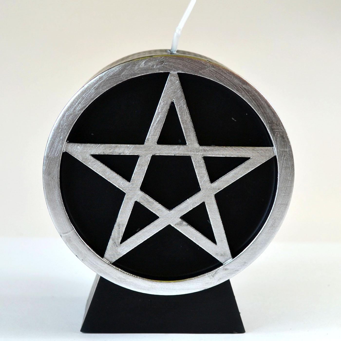 (image for) Black Pentacle candle