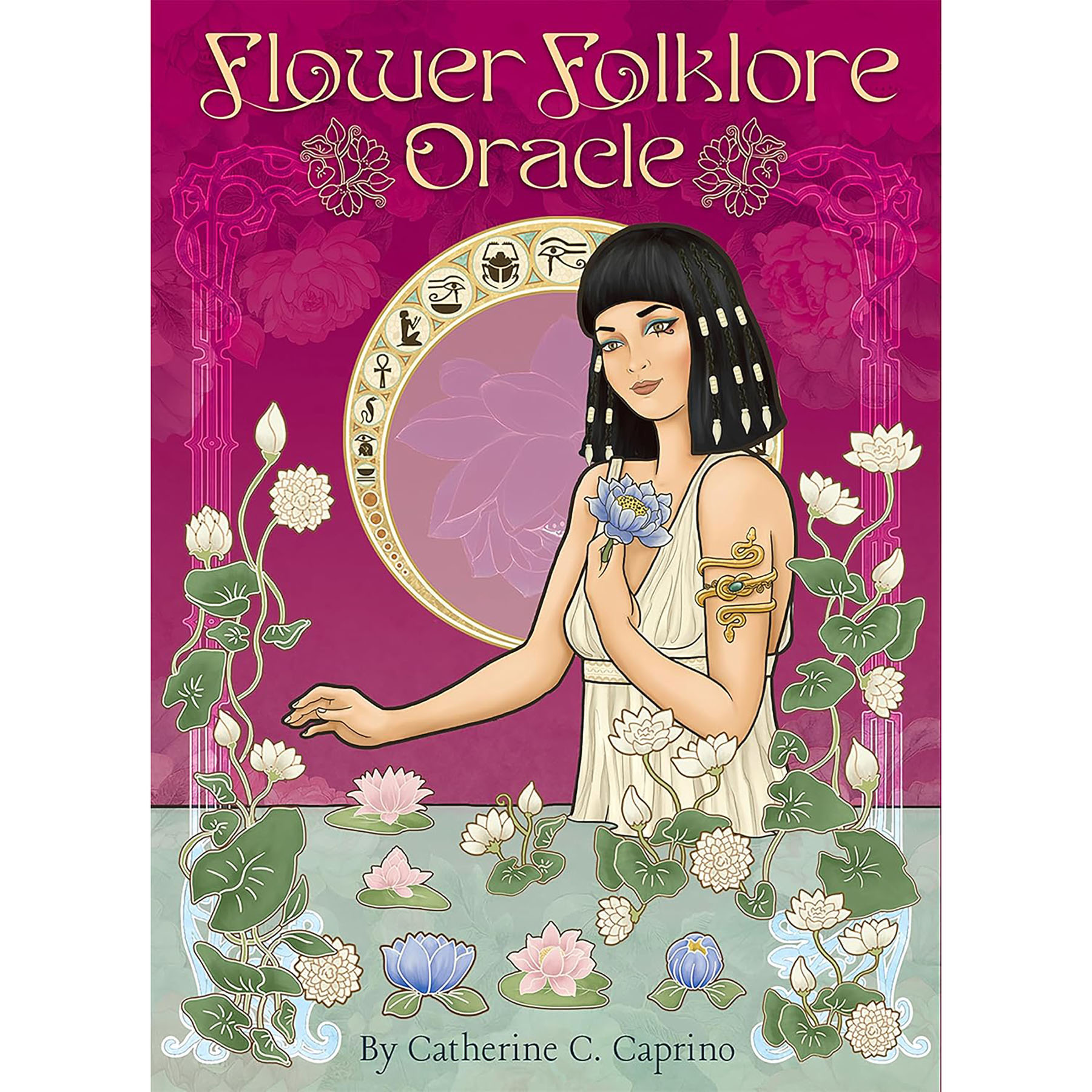 (image for) Flower Folklore oracle by Catherine Caprinoi