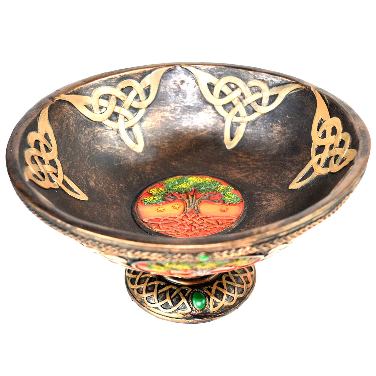 8 1/2" Tree of Life offering bowl (image for) 8 1/2" Tree of Life offering bowl