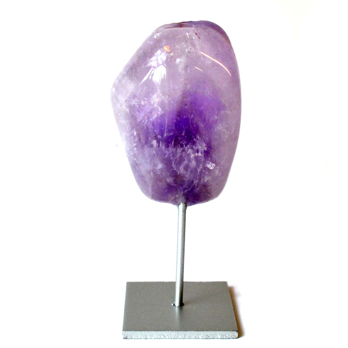 (image for) Amethyst on silver stand