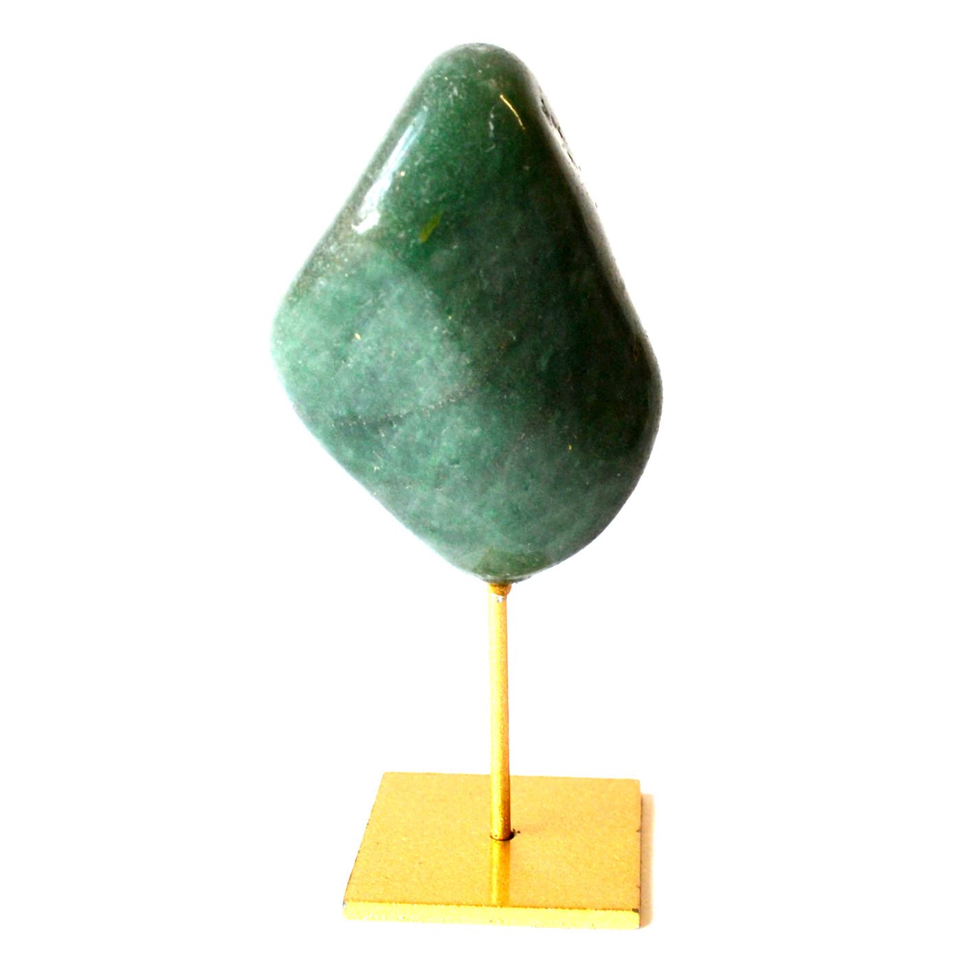(image for) Red Agate on gold stand