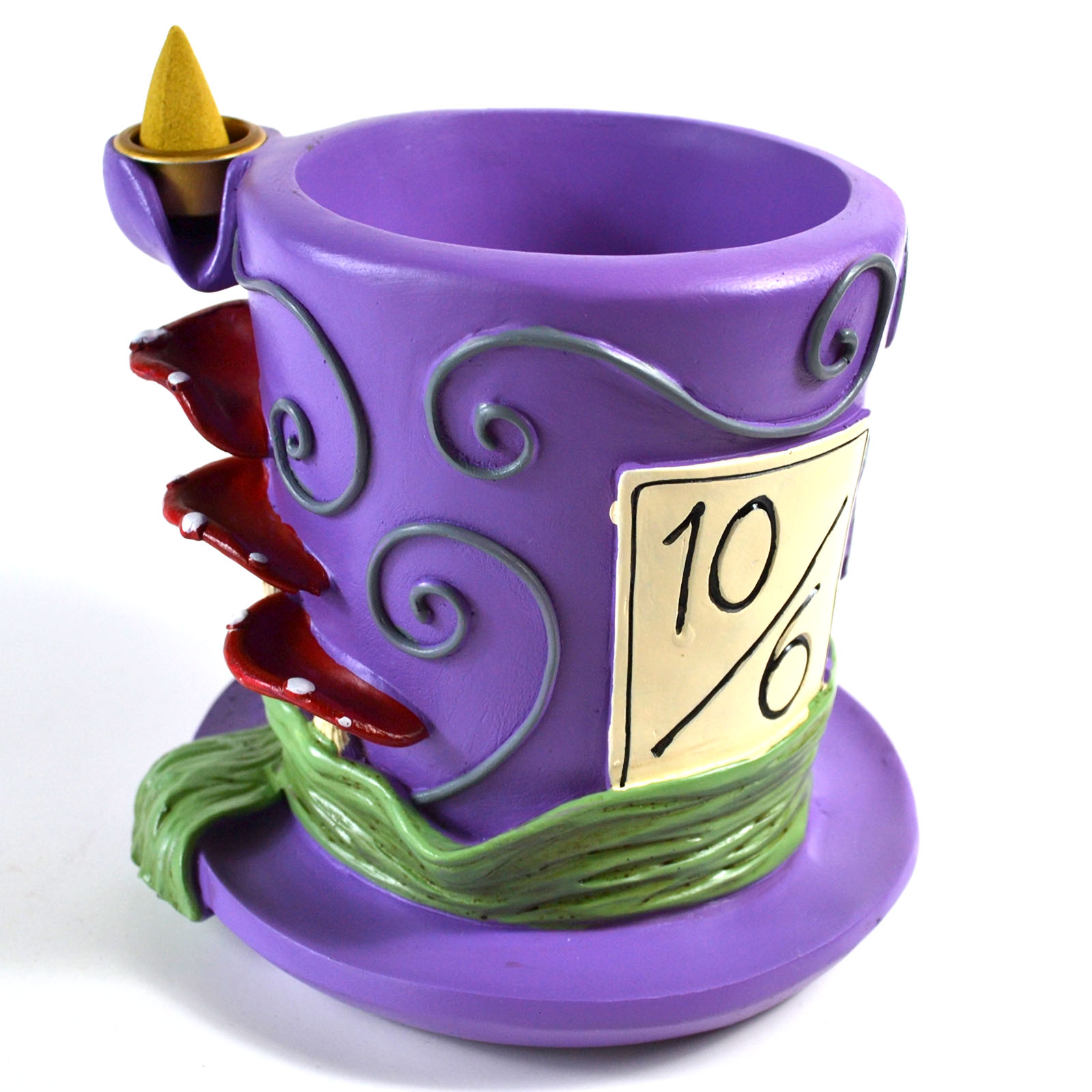 (image for) 4 3/4"Mad Hatter backflow incense burner
