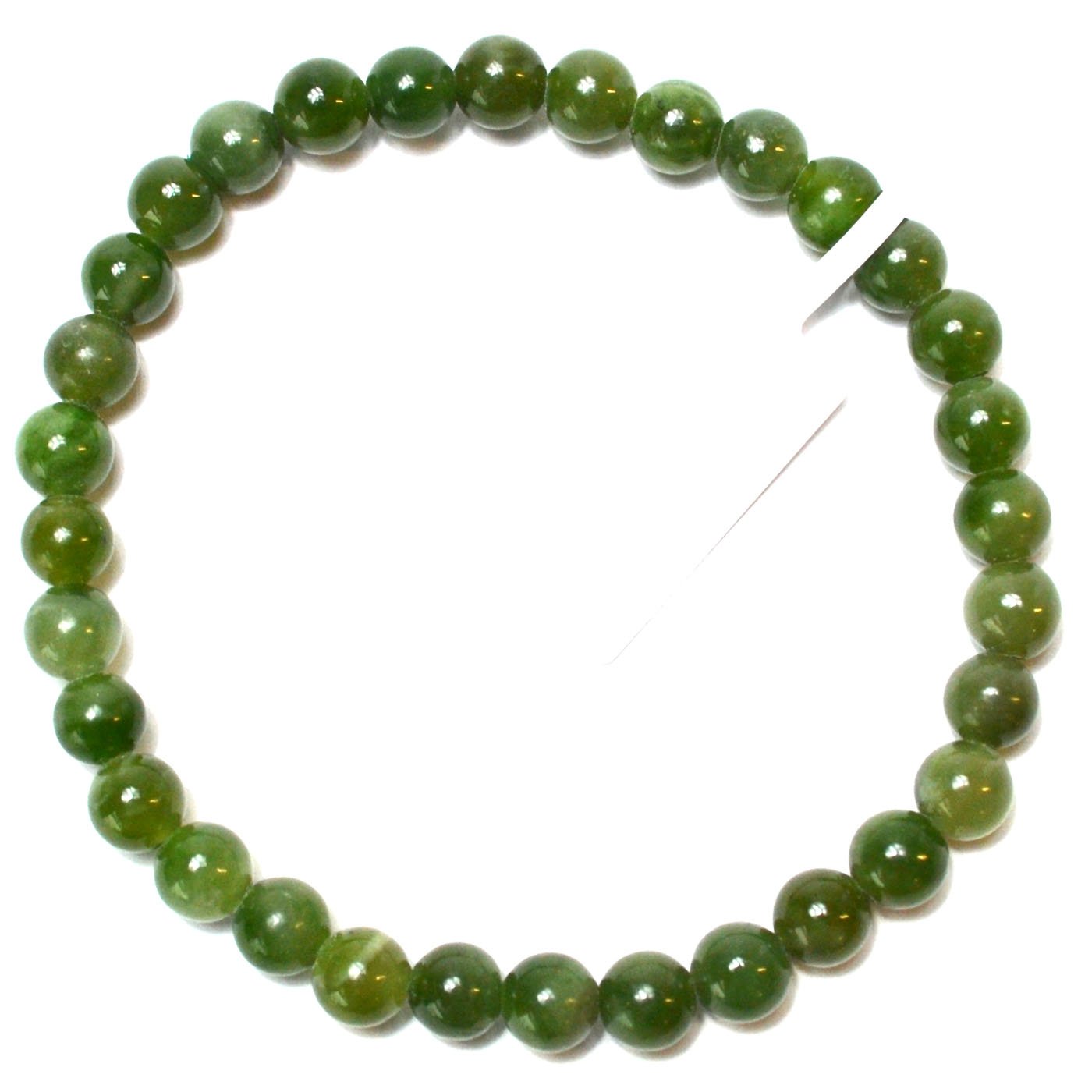 (image for) 6mm Nephrite Jade bracelet