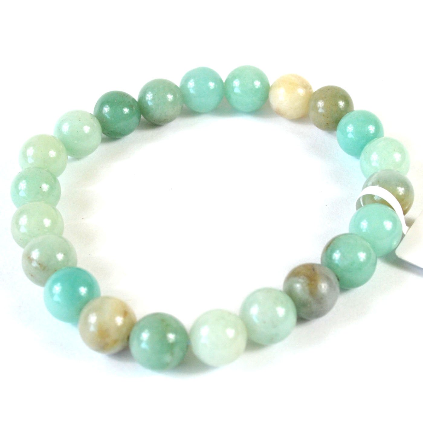 (image for) 8mm Amazonite, Mixed bracelet