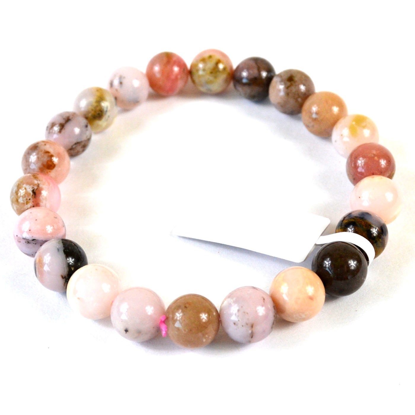 (image for) 8mm Pink Opal bracelet