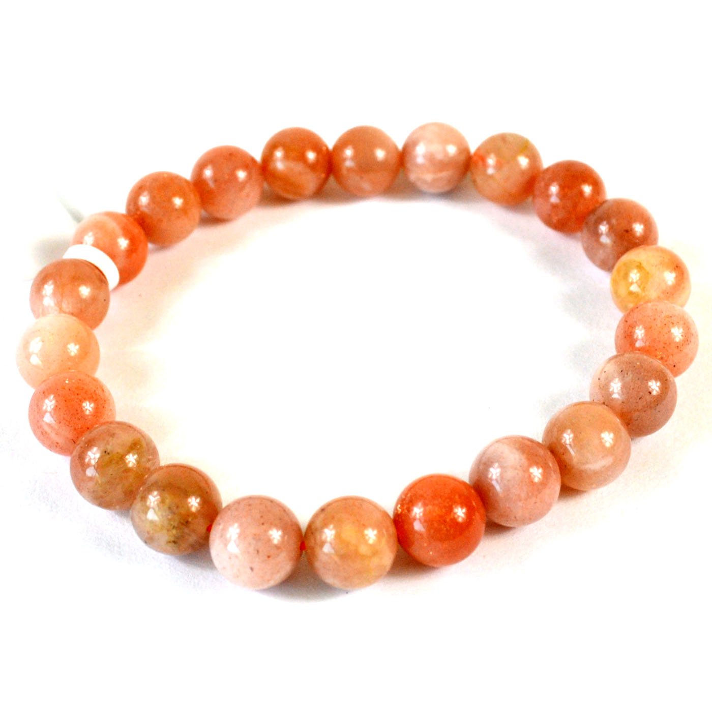(image for) 8mm Peach Moonstone bracelet