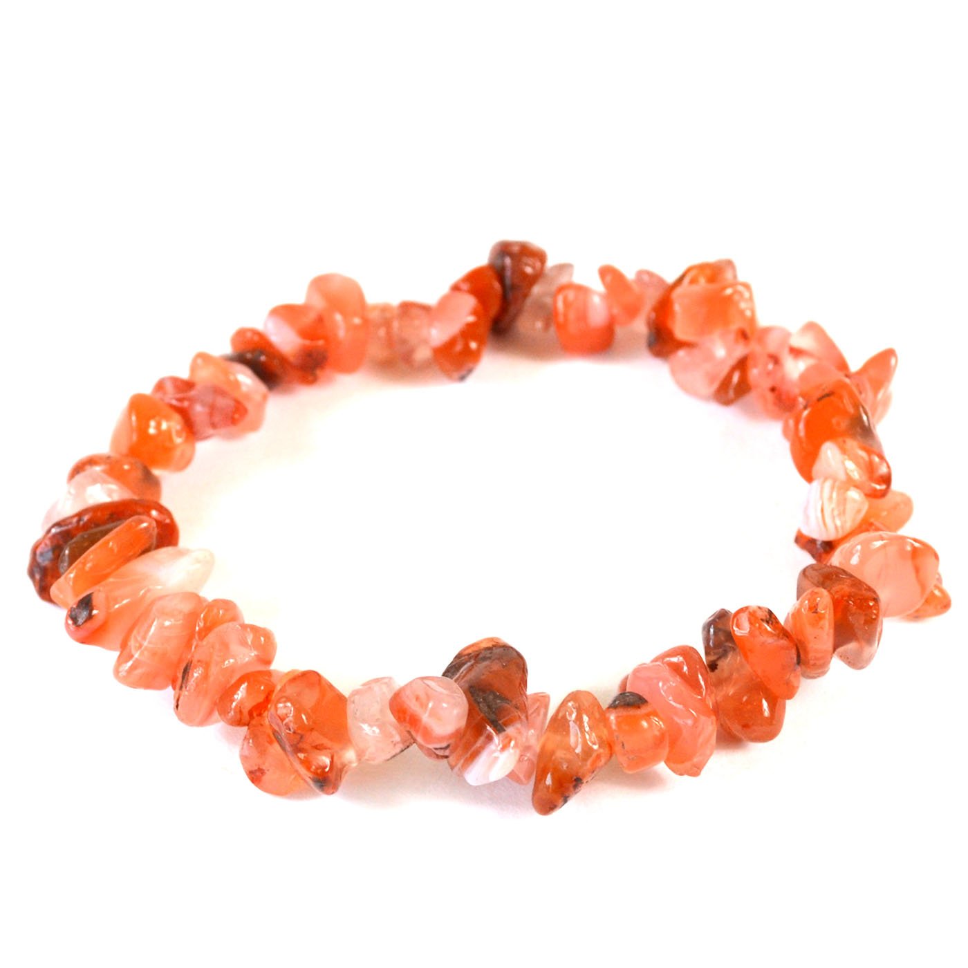 (image for) Carnelian chip bracelet