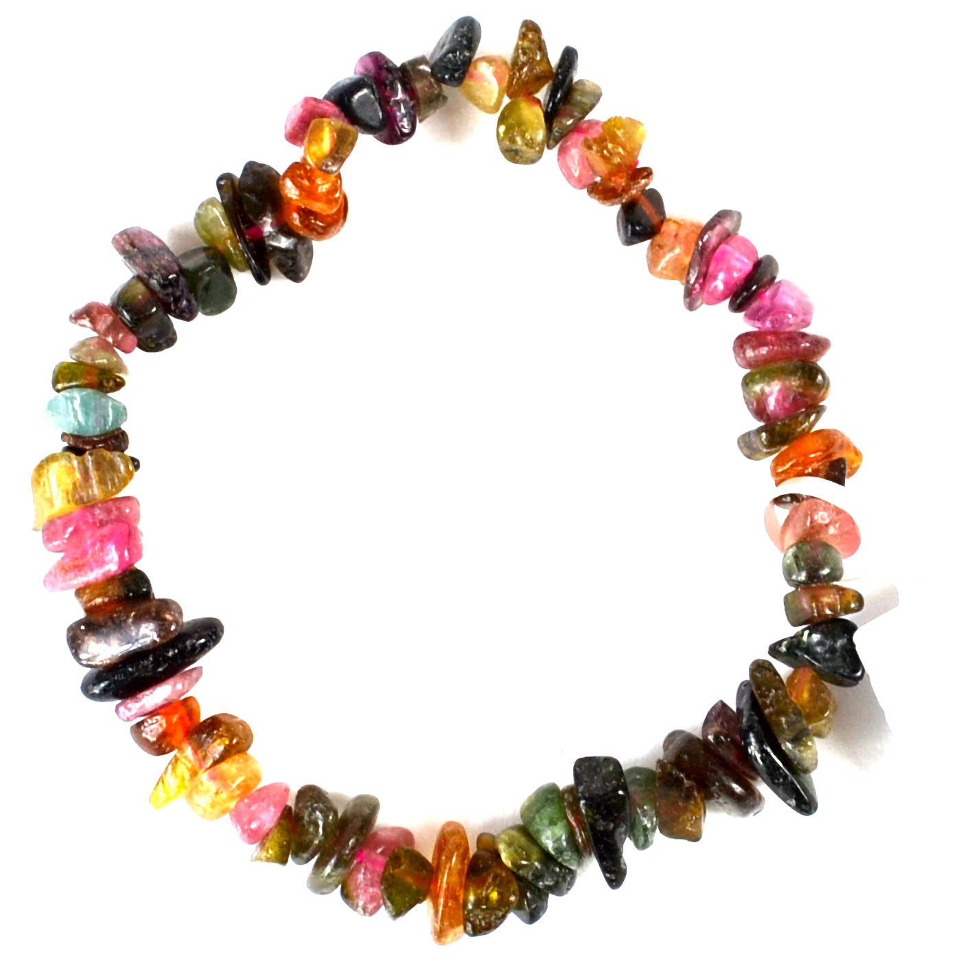 Rainbow Tourmaline chip bracelet (image for) Rainbow Tourmaline chip bracelet
