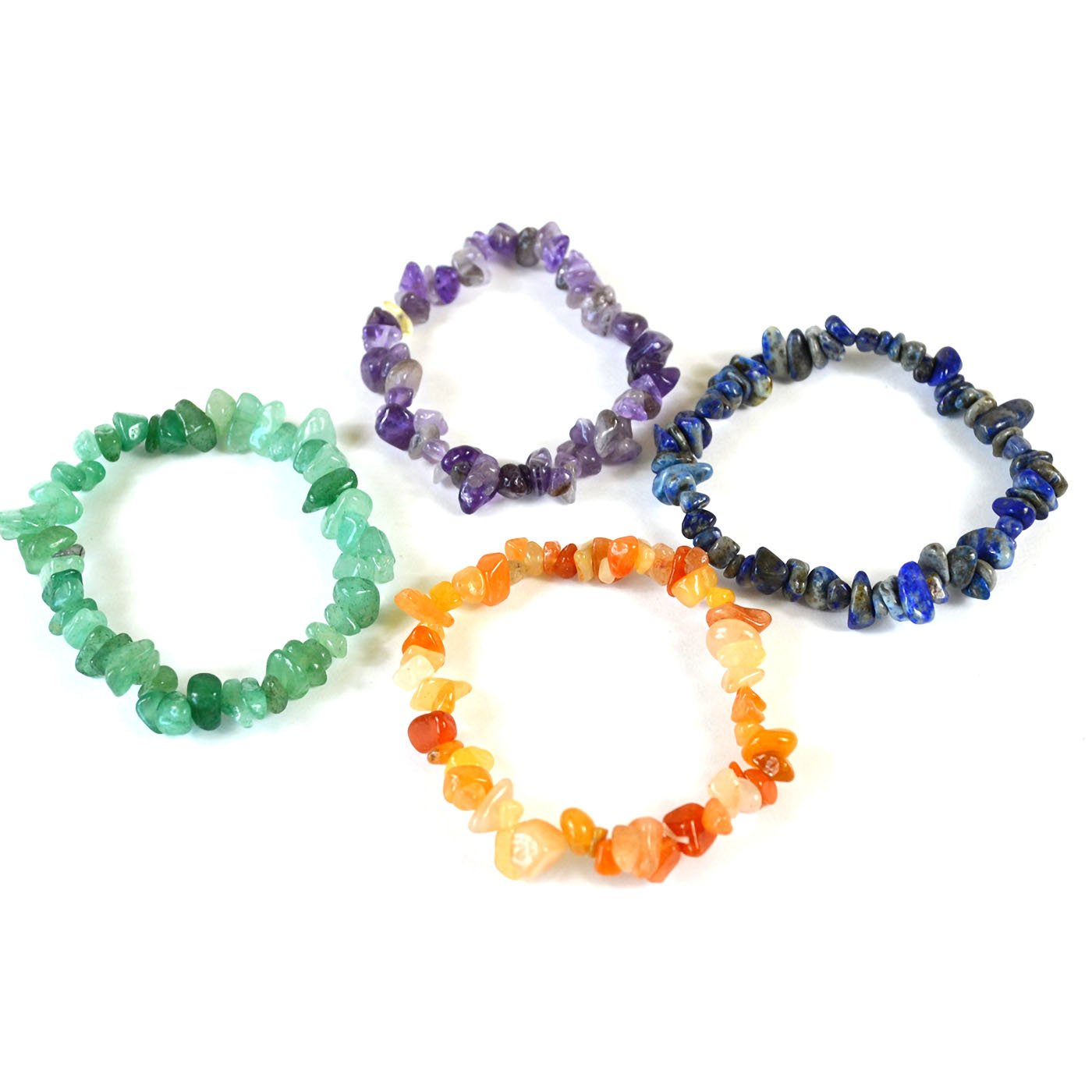 Chakra chip bracelet (image for) Chakra chip bracelet