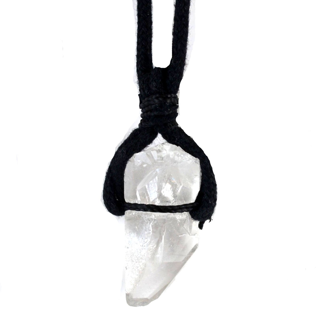 (image for) Quartz W/ cord necklace
